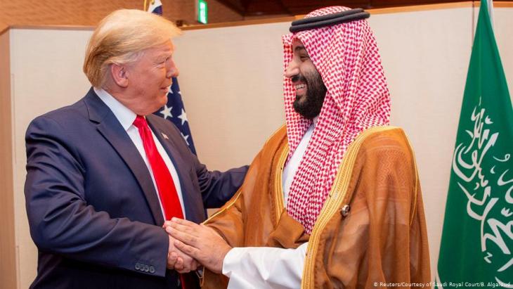 G20 summit, Osaka, Japan | Donald Trump and Mohammed Bin Salman (photo: Reuters/Courtesy of Saudi Royal Court/B. Algaloud)