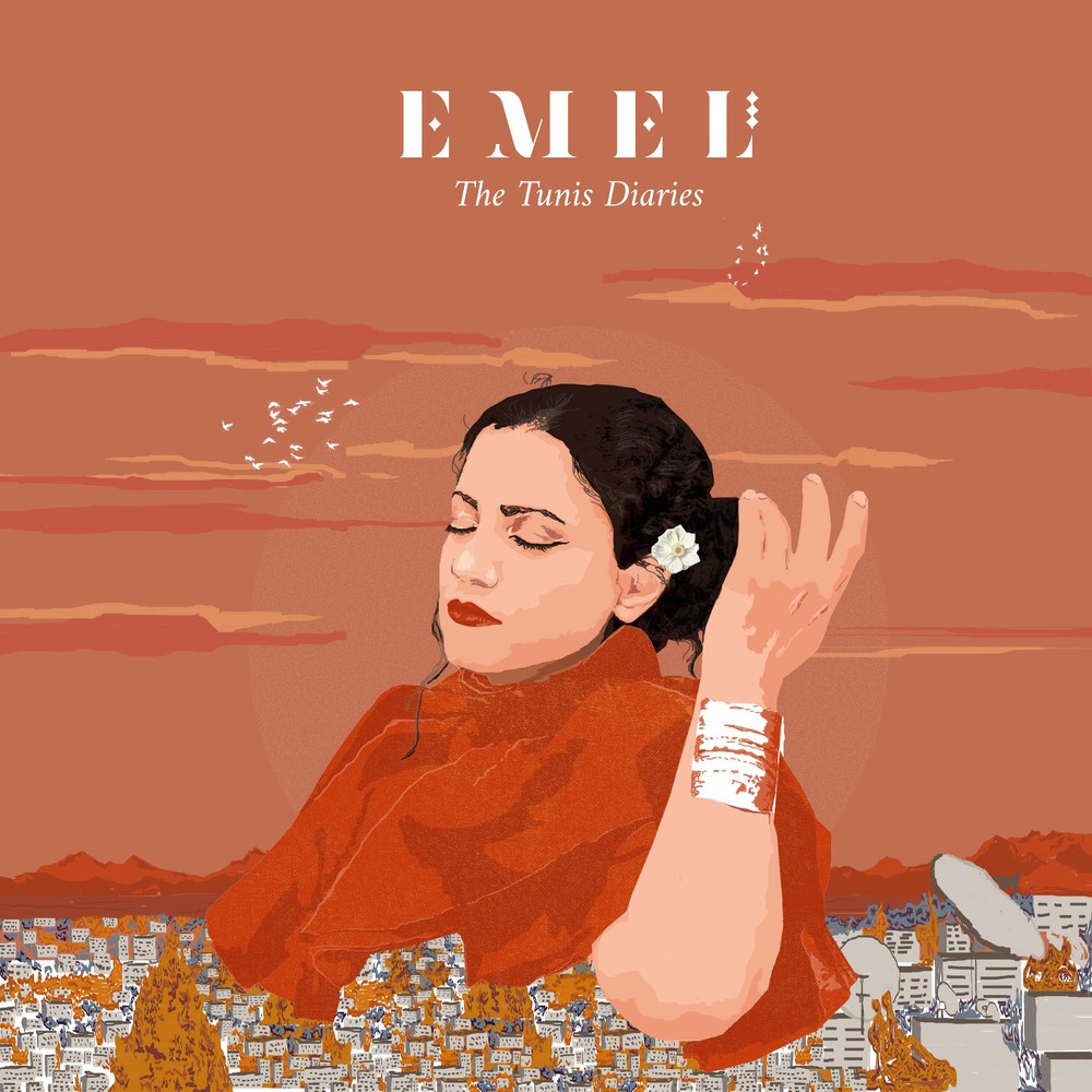 Cover of Emel Mathlouthi's "The Tunis Diaries" (distributed by Partisan Records)
