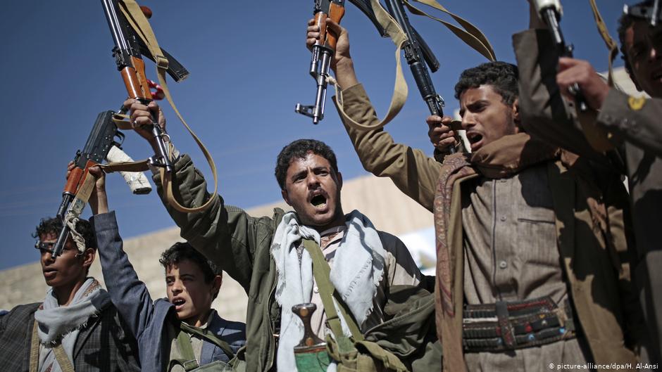 الحوثيون (جماعة أنصار الله) حركة سياسية دينية راديكالية تتبنى المذهب الشيعي الزيدي، وتعدّ من أكثر الميليشيات تسلحا في الشرق الأوسط.