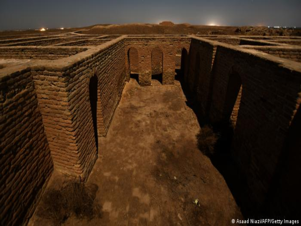 Archäologische Stätte der Stadt Ur, Blick auf einen Raum mit Fenstern; Foto: Asaad Niazi/AFP/Getty Images