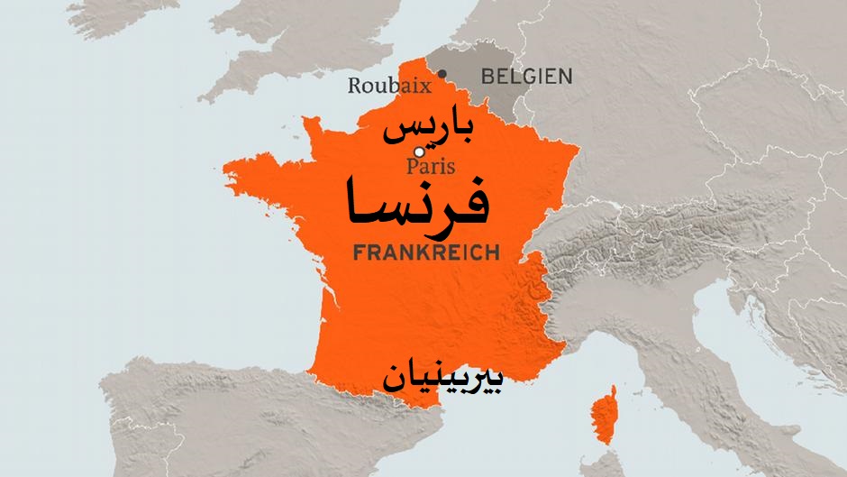 حريطة فرنسا. Grafik DW