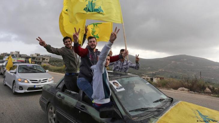 Jubilant Hezbollah supporters (photo: Reuters/A. Taher)