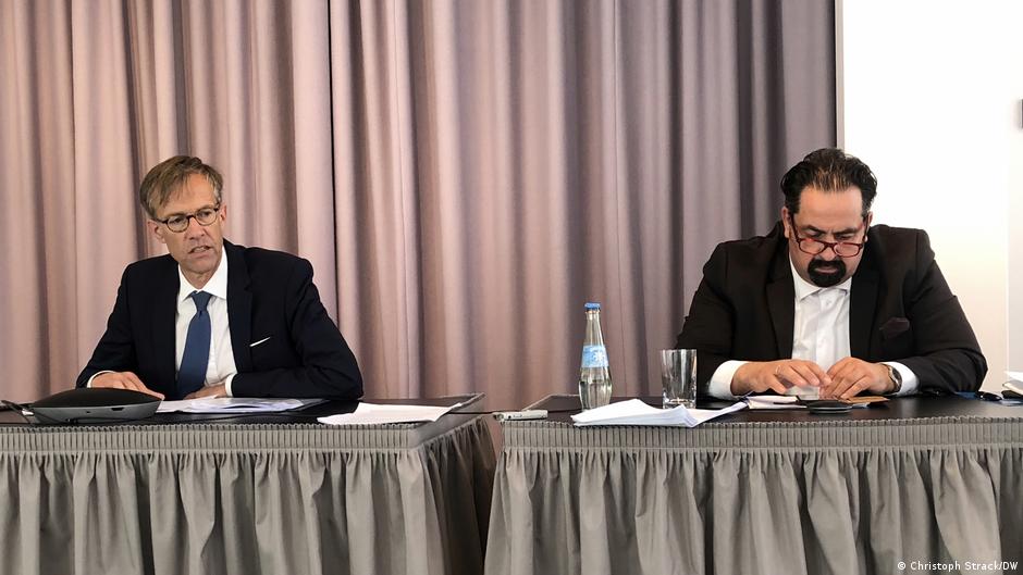The Council of Europe's Special Representative on Antisemitic and Anti-Muslim Hatred, Daniel Holtgen (left) and Aiman Mazyek, Chairman of the Central Council of Muslims in Germany (photo: Christoph Strack/DW)