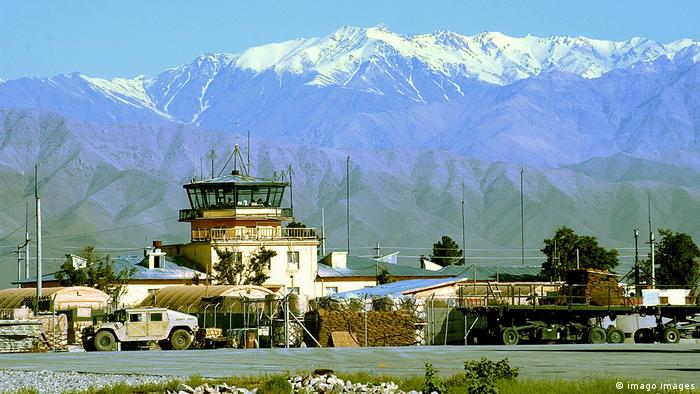 U.S. Air Force Bagram Air Base at the foot of the Hindu Kush in Afghanistan (2004)