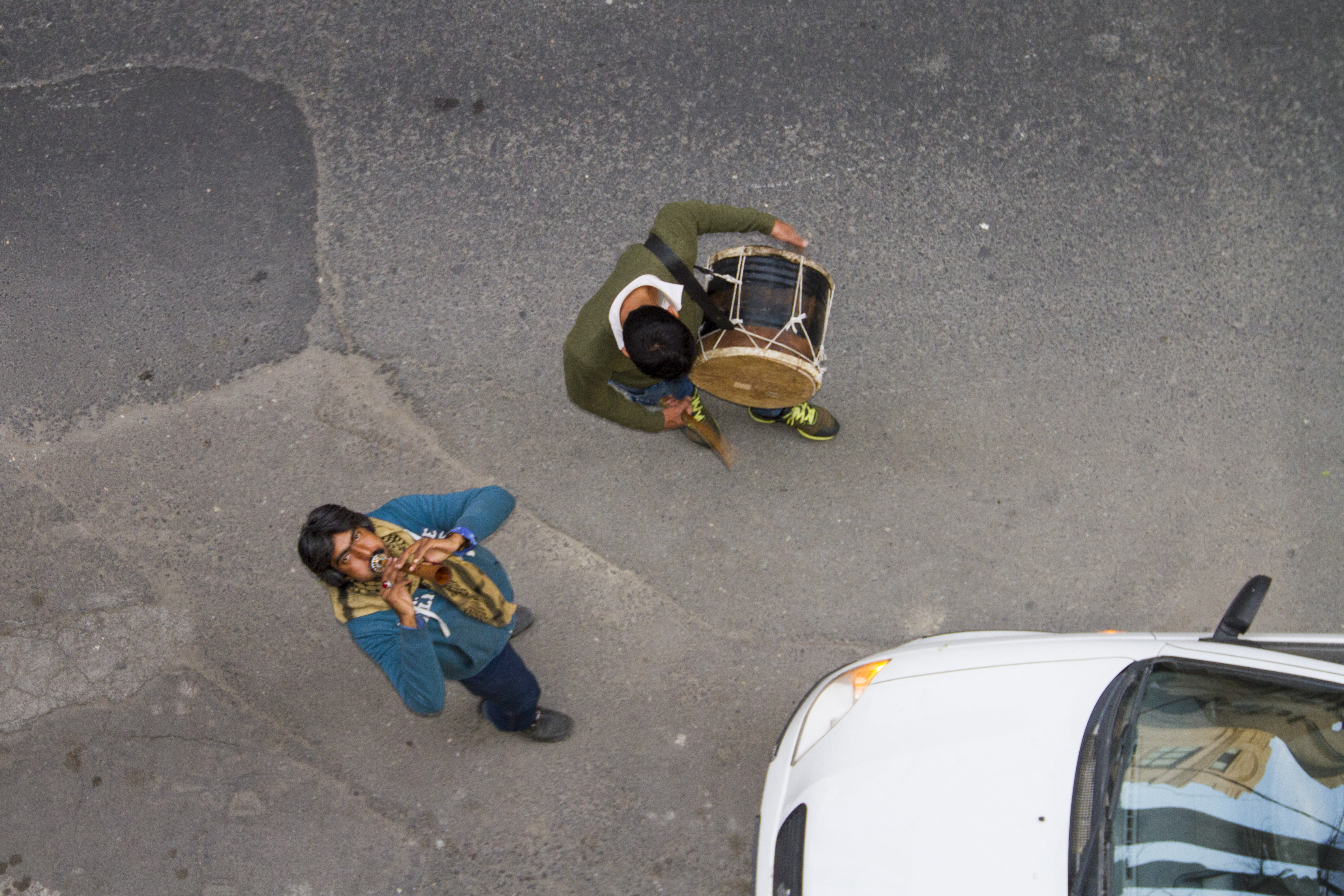 Roma musicians spread the news of Nowruz from town to town (photo: Changiz M. Varzi)