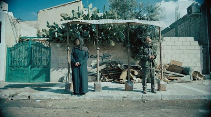 Hiam Abbass (left) and Salim Dau in a still from the film "Gaza mon amour" (photo: Alamode Film)