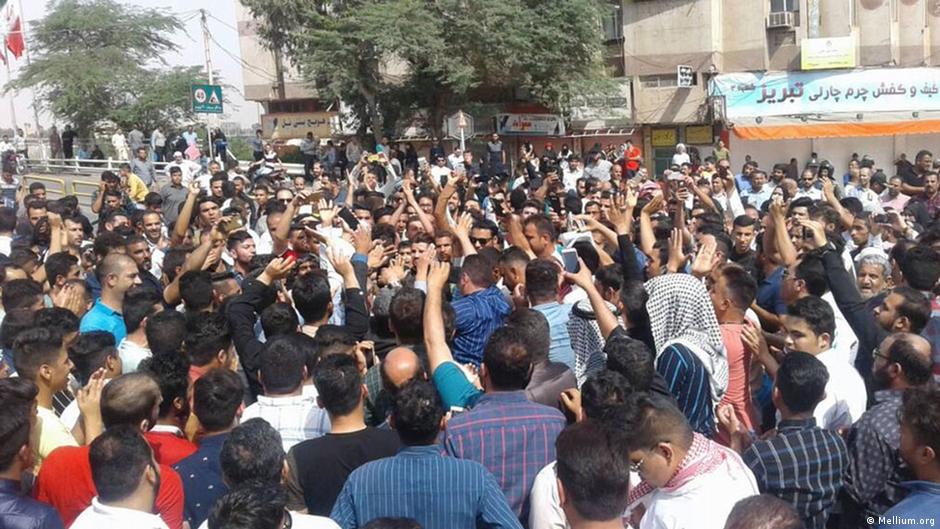 Proteste in der Provinz Khuzestan: Foto: Mellium.org