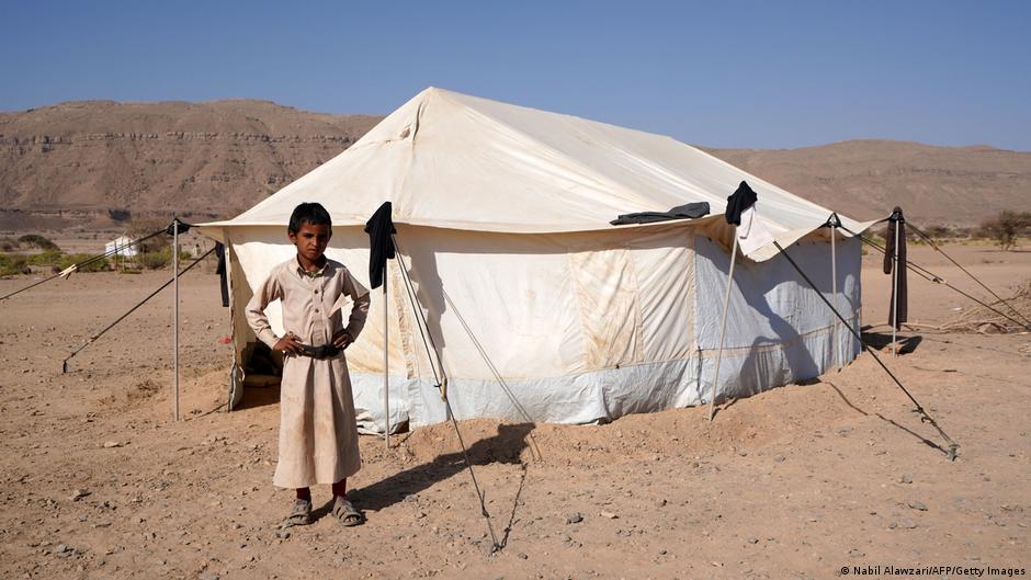 Ein Flüchtlingslager nördlich von Marib; Foto: Nabil Alawzari/AFP/Getty Images