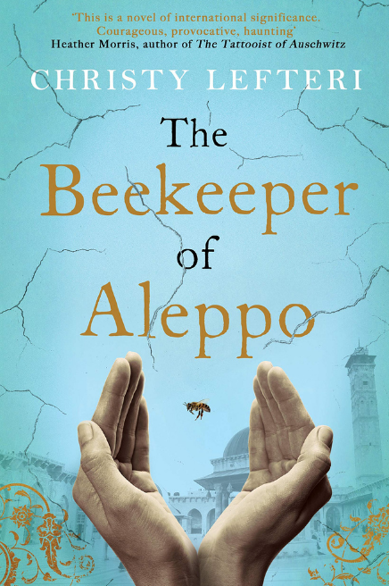 Cover of Christy Lefteri's "The Beekeeper of Aleppo" (published by Zaffre)