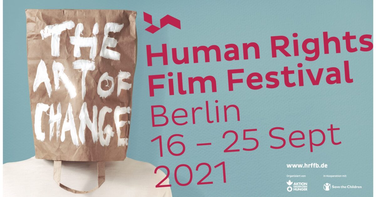 Poster for this year's Human Rights Film Festival in Berlin (source: HRBB)