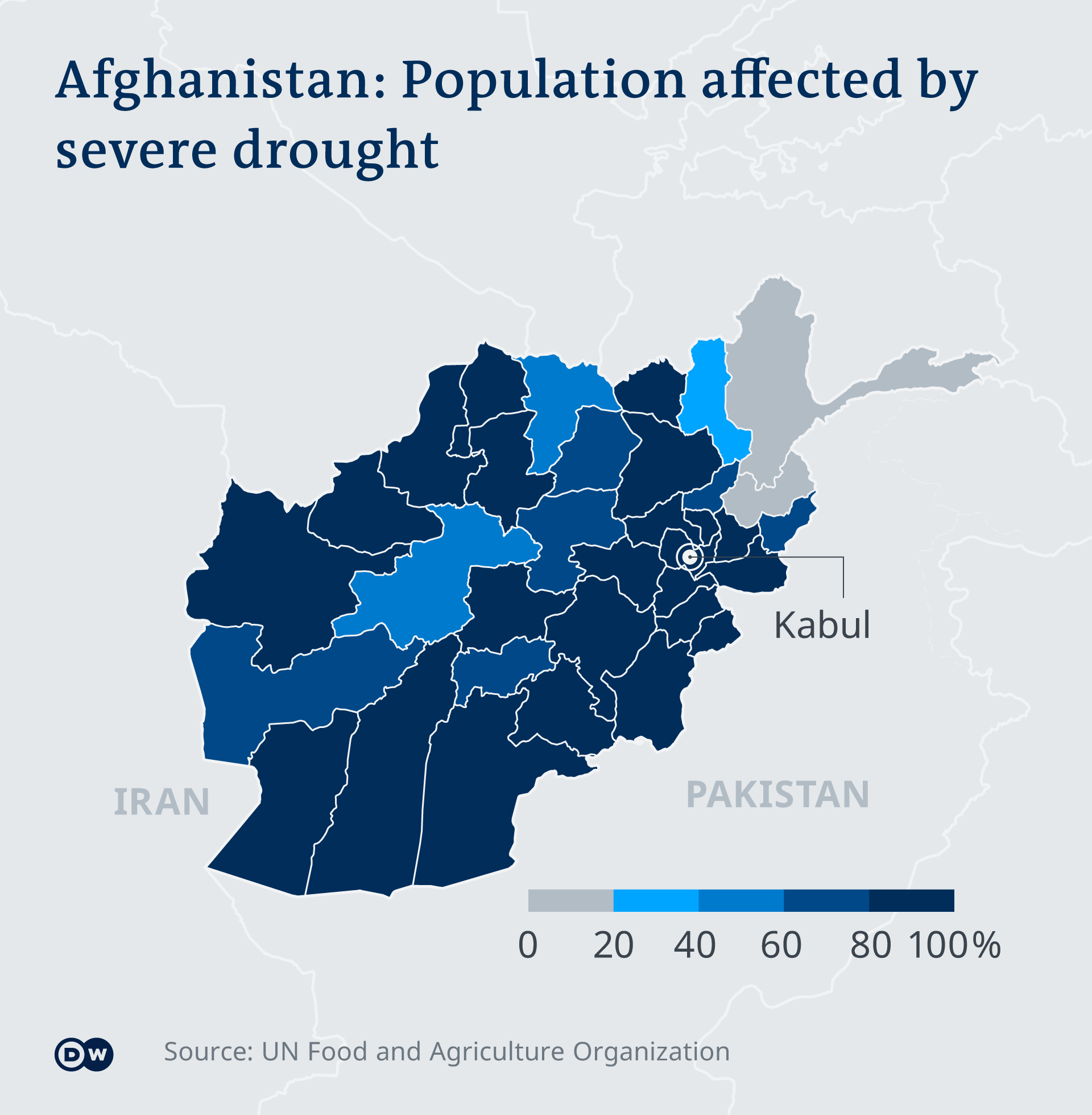 Graphic: People affected by drought in Afghanistan (source: DW)
