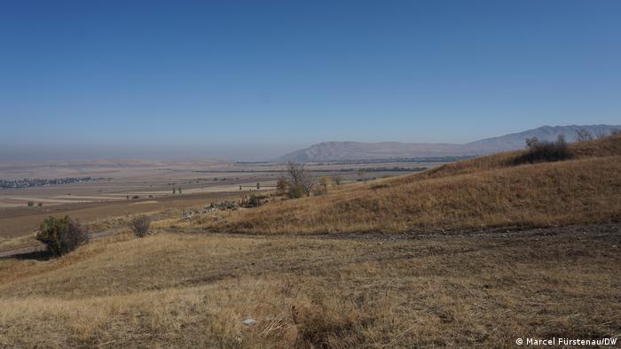 Steppe landscape in Kyrgyzstan