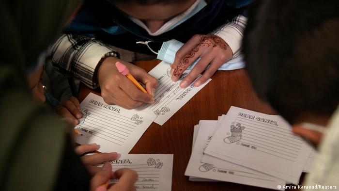 Zadran's children write letters to Santa in the run-up to Christmas 2021