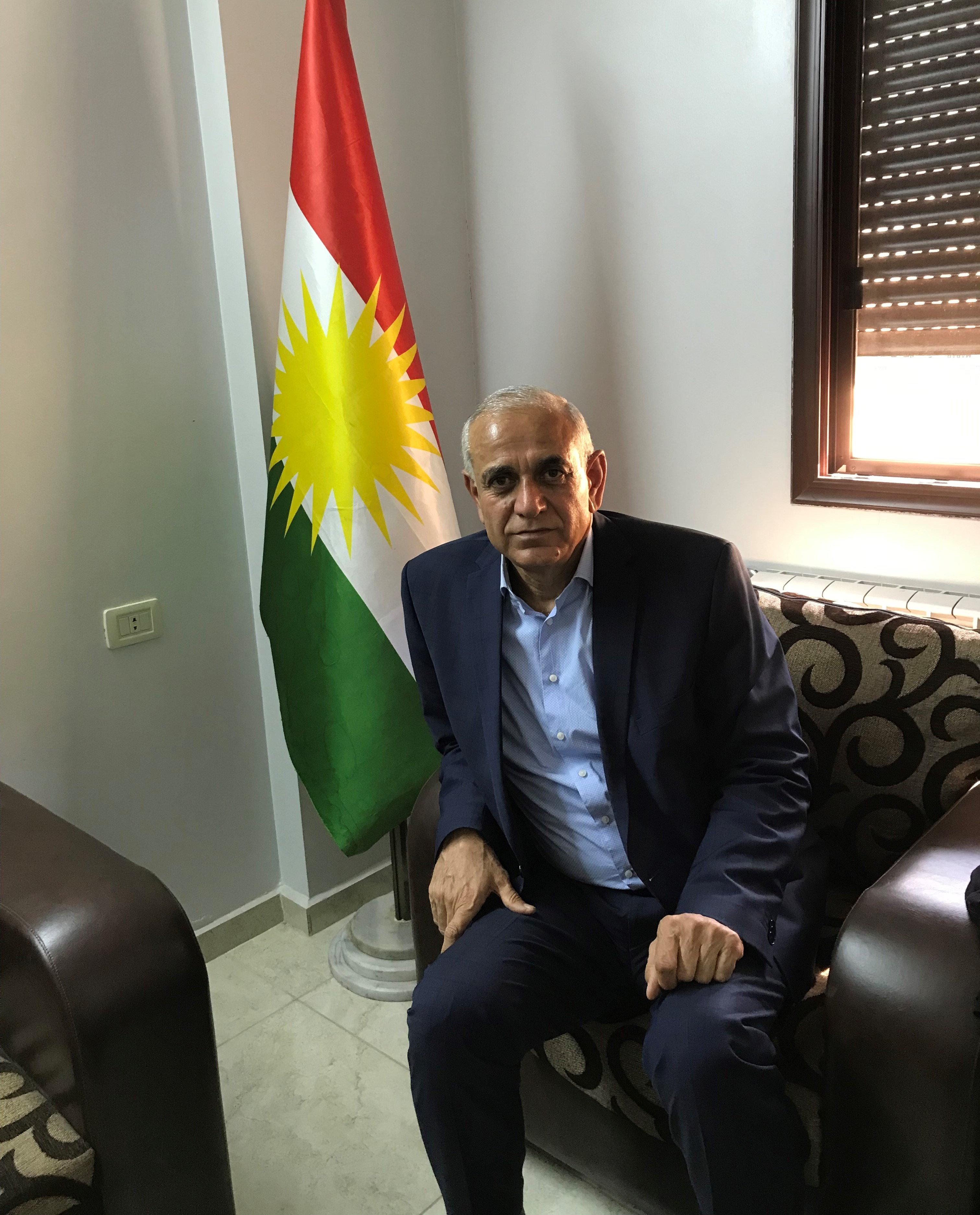 Suliman Osso is secretary-general of the Yekiti Party and a leading member of the Kurdish National Council (photo: Kristin Helberg)