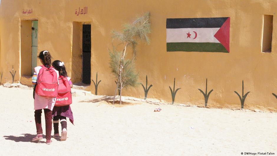 Algerien. Flüchtlingslager der Sahraouis; Foto: DW/Hugo Flotat-Talon