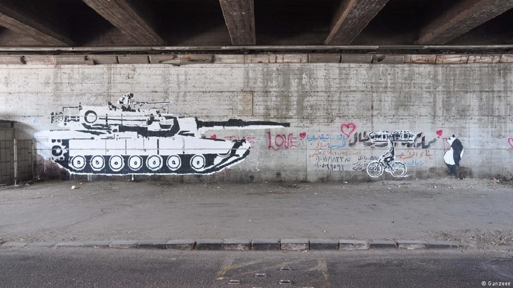 The strong state. Graffiti in Cairo, sprayed in January 2011 (Foto: Ganzeer)
