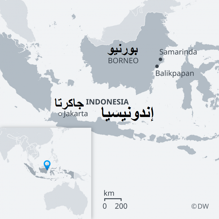 إندونيسيا  - بورنيو العاصمة الجديدة. Indonesia new capital nfographic