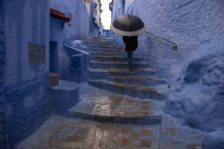 مدينة شفشاون - لؤلؤة زرقاء مغربية 02 Chefchaouen Moroccos Blue Pearl Photo Sugato Mukherjee