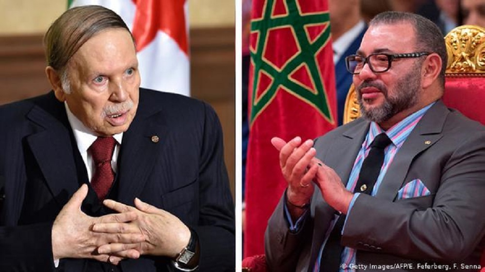 Fotomontage: Der frühere algerische Präsident Abdulaziz Bouteflika und König Mohammed VI. von Marokko (Foto: Getty Images)