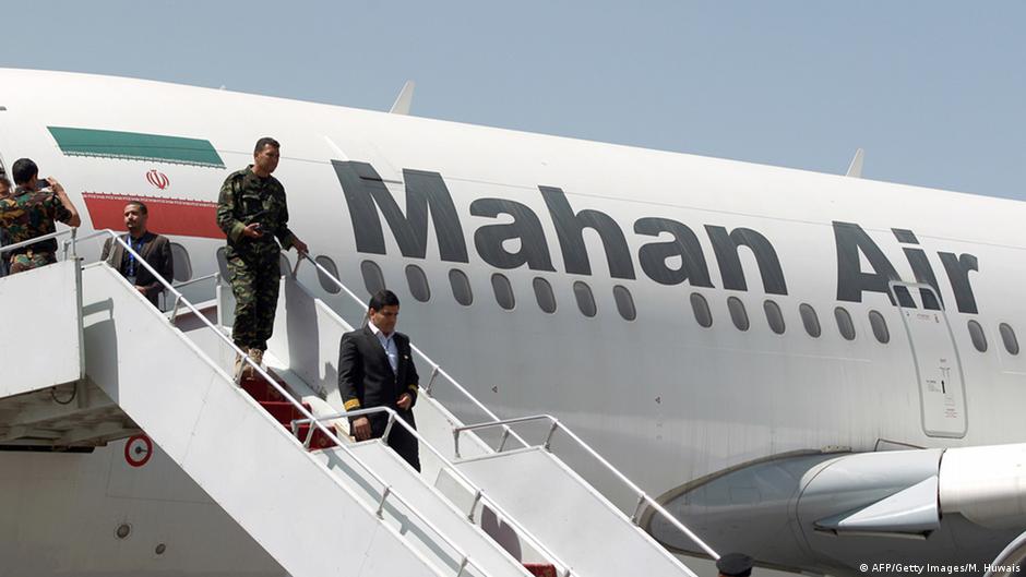 Eine Maschine der iranischen Fluggesellschaft Mahan Air; Foto: AFP/Getty Images/M.Huwais