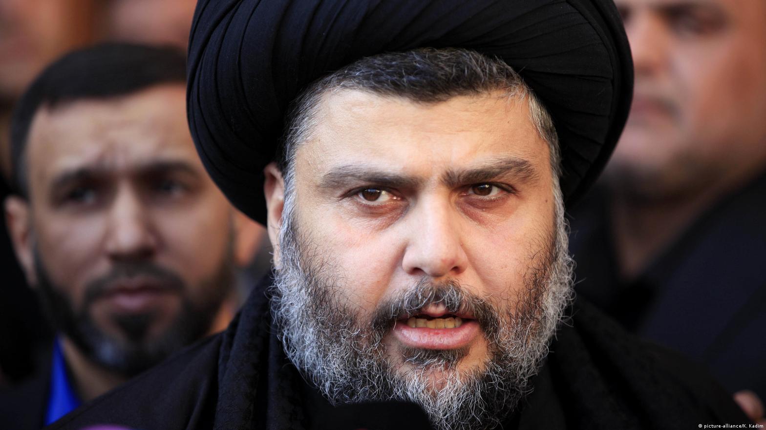 Der schiitische Geistliche Muktada al-Sadr; Foto: picture-alliance/K.Kadim
