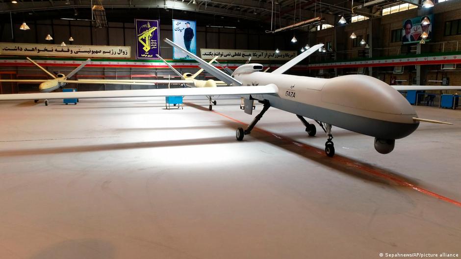 Iranian combat drone Gaza (photo: Sepahnews/AP/picture-alliance)
