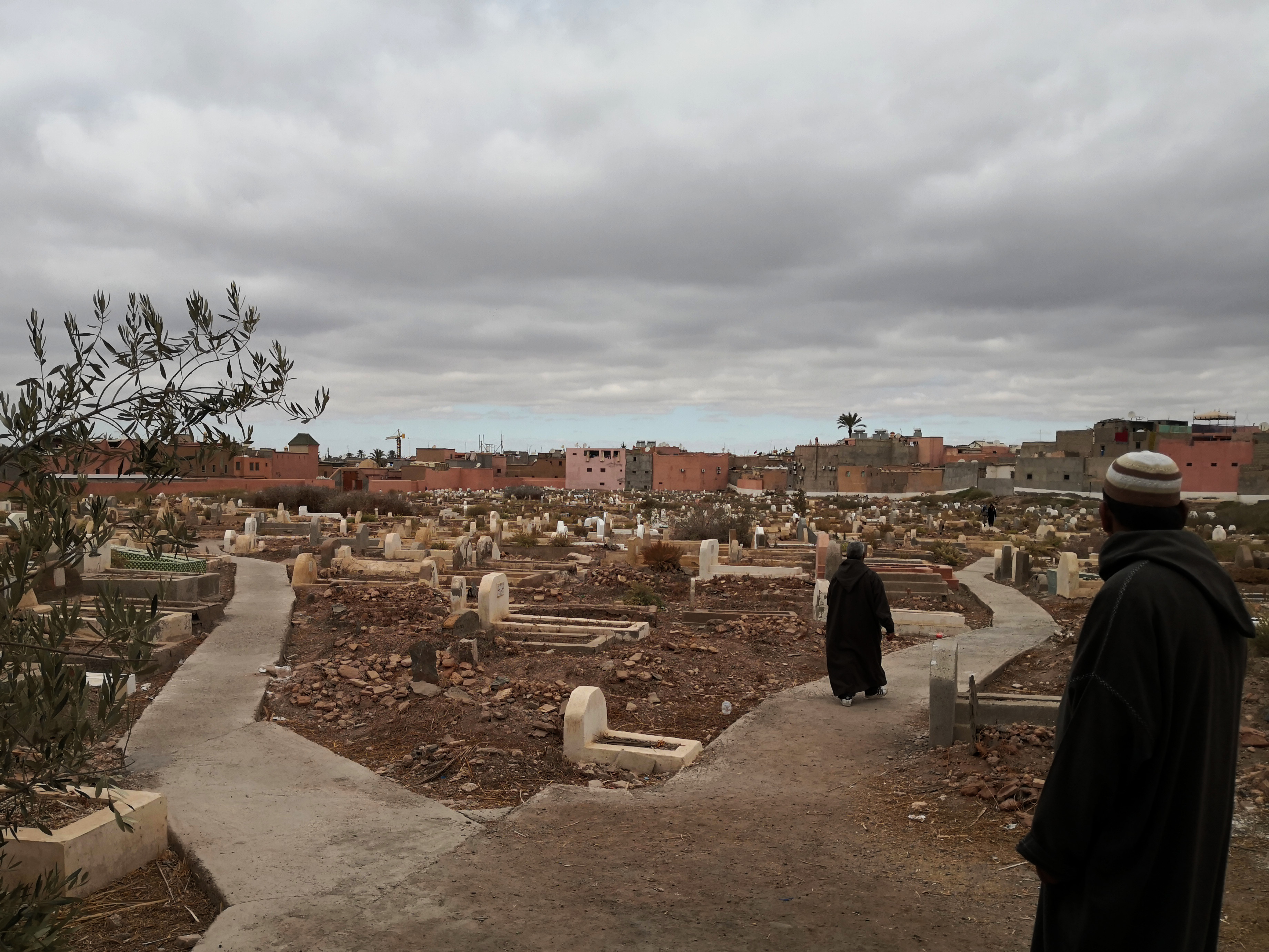 Der Friedhof am Sufi-Schrein von Sidi bel Abbas in Marrakesch; Foto: Marian Brehmer