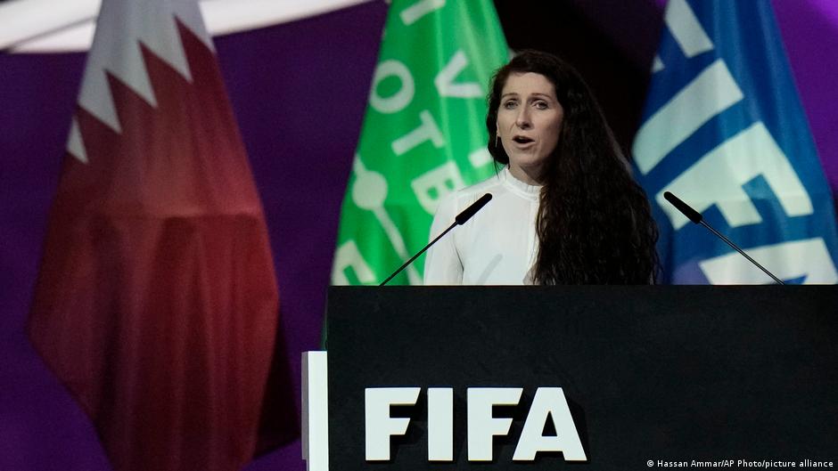 President of the Norwegian Football Federation Lise Klaveness (photo: AP Photo/picture-alliance)