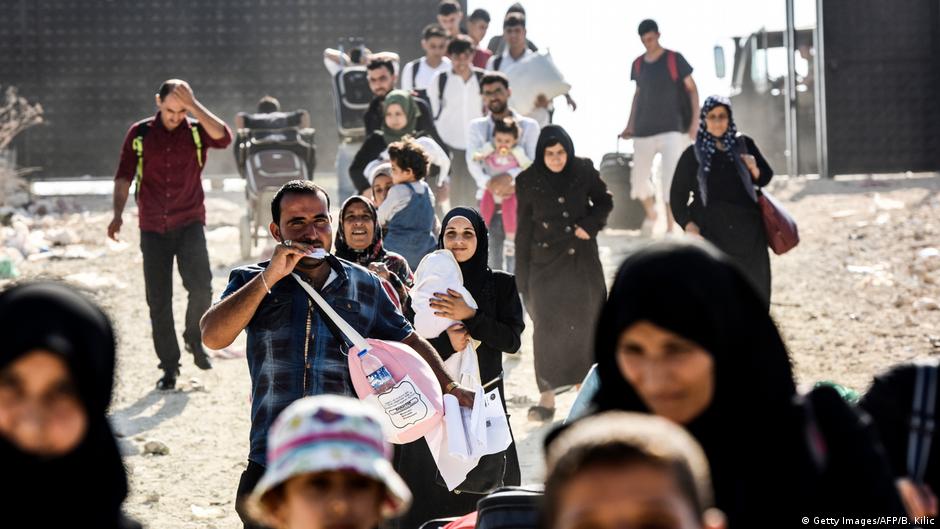 لاجئون سوريون في تركيا . SYrische Flüchtlinge in der Türkei; Getty Images/AFP/B.Kilic