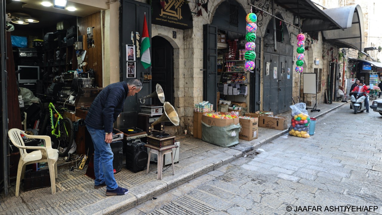 The street where Hemmou's shop is has seen fierce battles during the last year, as Israeli forces conducted raids targeting a militant group called 'The Lions' Den' (image: JAAFAR ASHTIYEH / AFP)