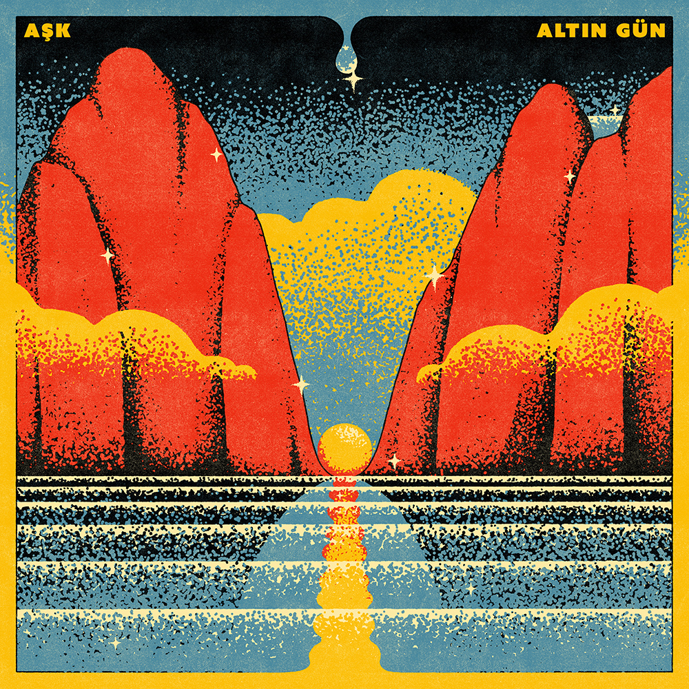 Cover von Altin Guns Album "Aṣk" (erschienen bei glitterbeat.com)