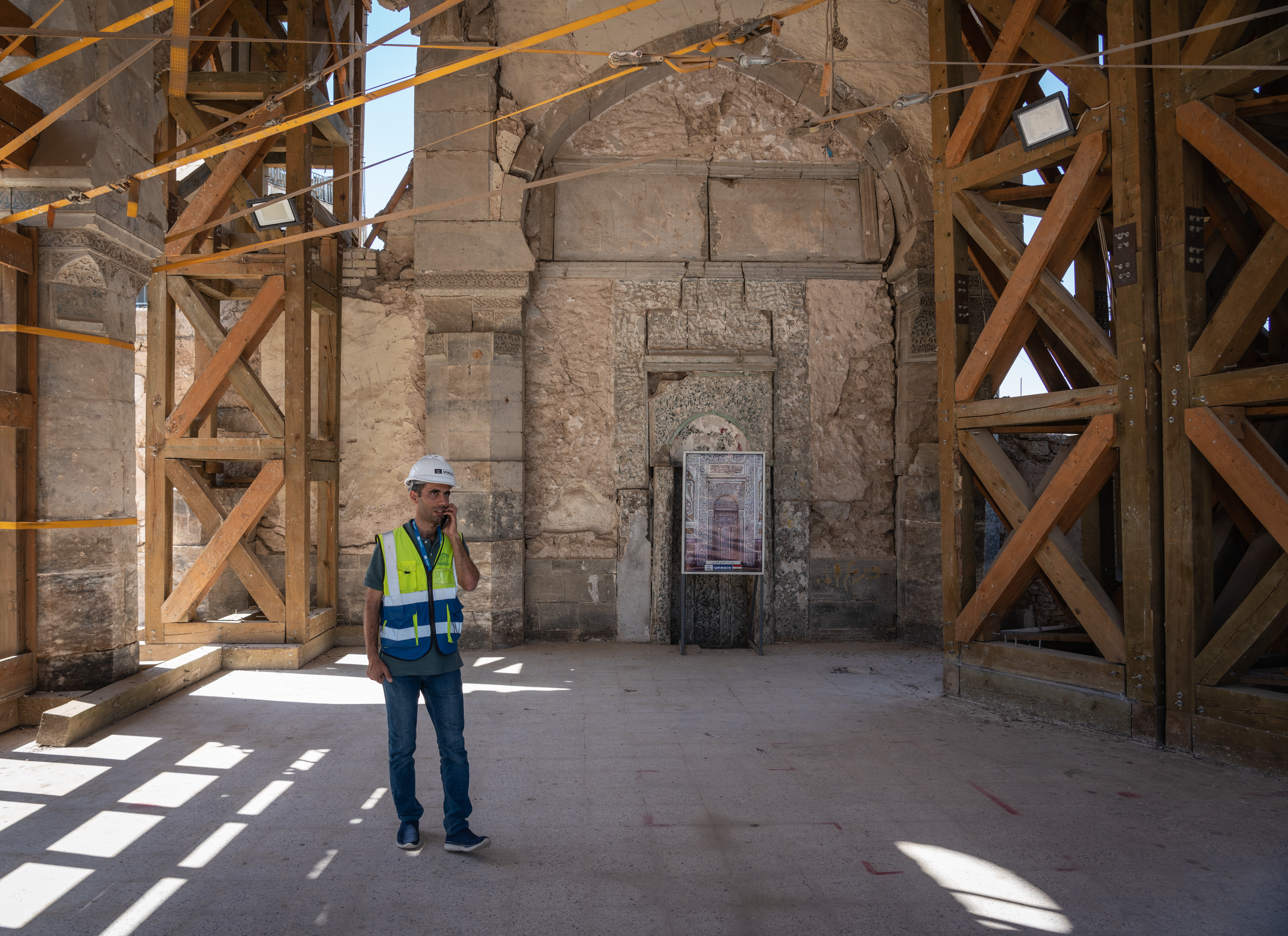 موقع بناء كنيسة القديسة الطاهرة في الموصل - العراق.