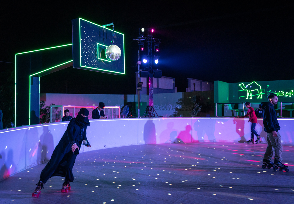 Roller skating in Saudi Arabia (image: Philipp Breu)