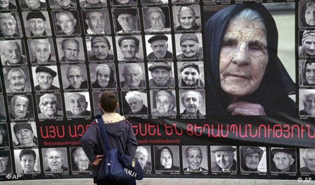Memorial to the victims of the genocide in Yerevan (photo: AP)