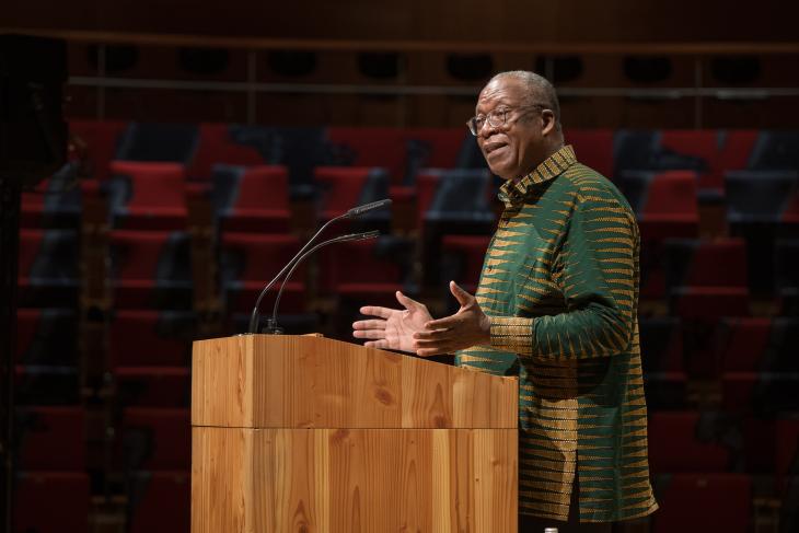 Professor Kofi Agawu, distinguished professor at New York City University Graduate Center (image: Peter Adamik)