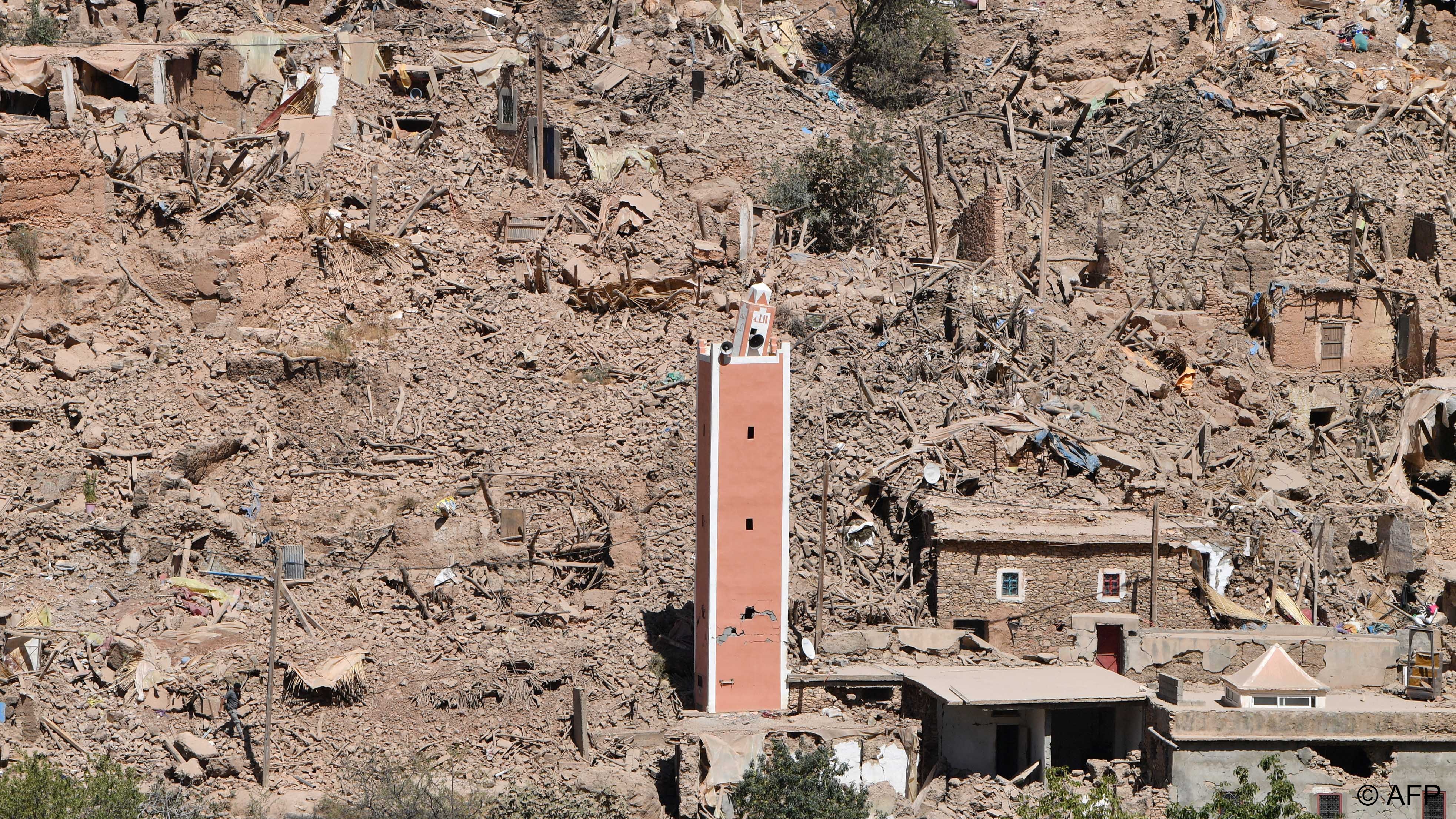 The village of Tikht saw most of its homes flattened in Morocco's earthquake.