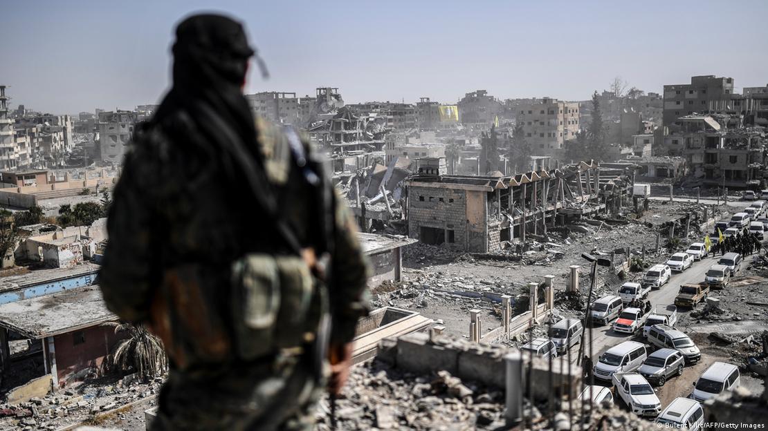 The civil war in Syria has been raging since 2011 (image: Bulent Kilic/AFP/Getty Images)