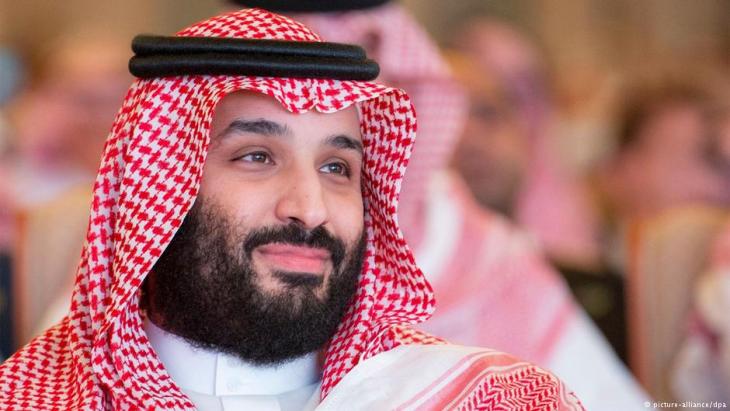 Crown Prince Mohammed bin Salman takes part in the investors' conference on 28 October 2018 in Riyadh, Saudi Arabia (image: picture-alliance/dpa)