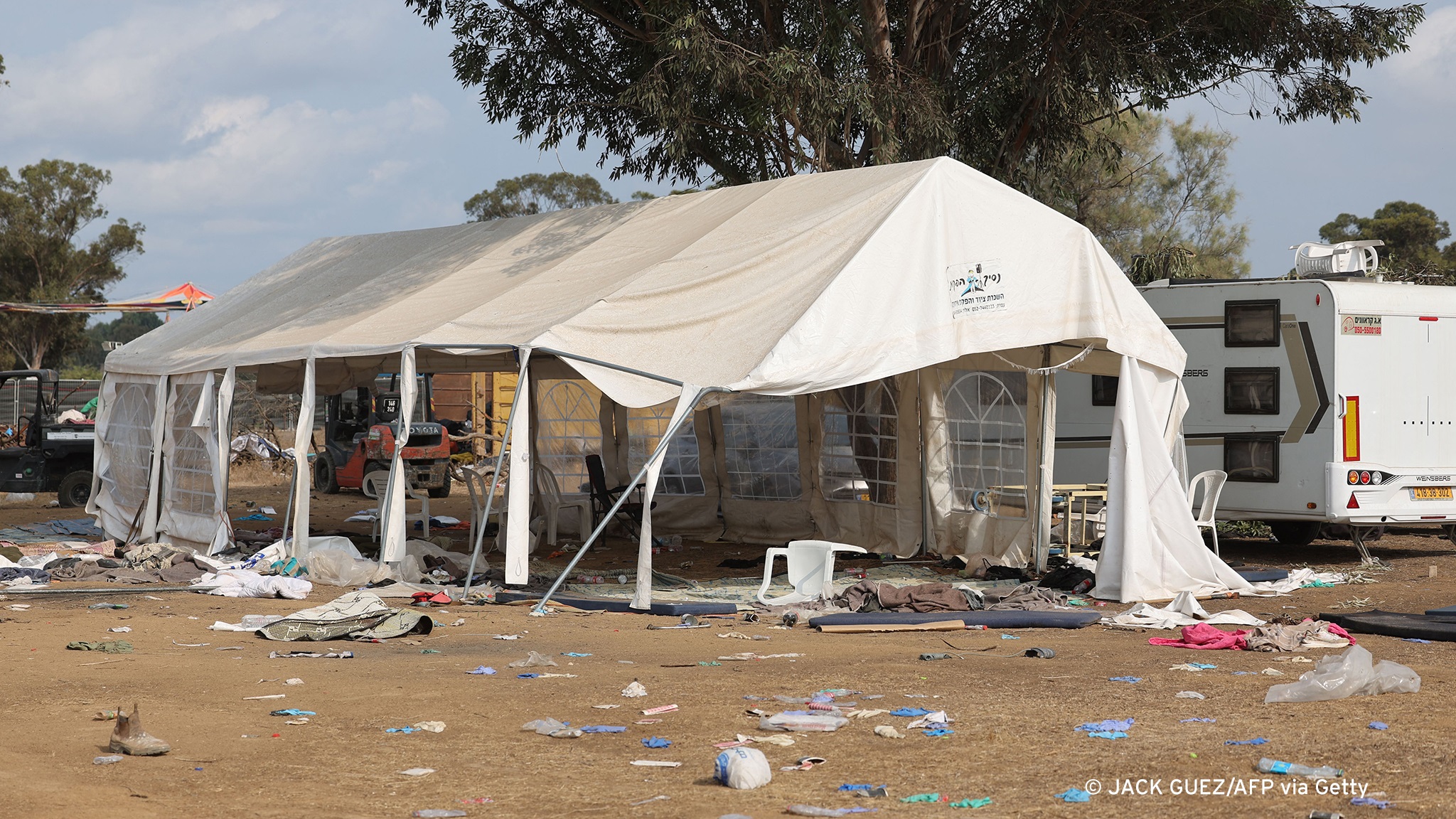 Massacre at a music festival: At the Supernova Festival near Kibbutz Re'im, up to 270 visitors were killed, according to estimates so far (image: private)