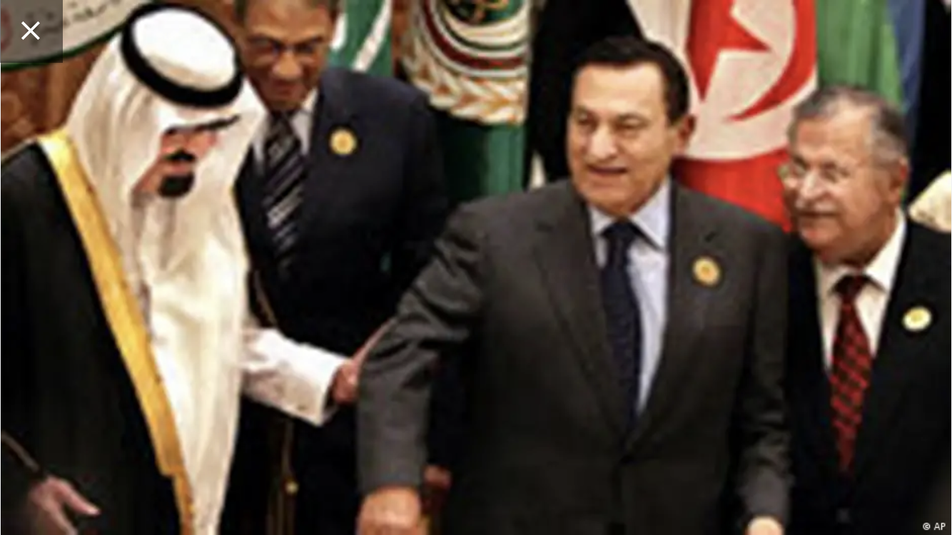 مبادرة السلام العربية في عام 200 بقيادة السعودية Arabische Friedensinitiative - Initiative zum Frieden im Nahen Osten - als Saudische Initiative bekannt von 2002. Bild: AP 