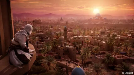  صورة شاشة من لعبة الفيديو "أساسنز كريد ميراج" Screenshot aus Assassins Creed Mirage Bagdad Foto Ubisoft