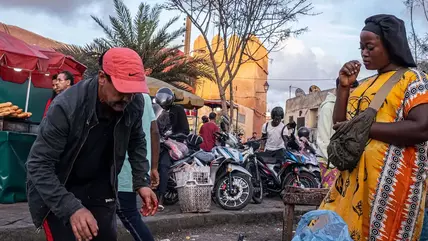 Migranten aus Senegal sind in den Städten Marokkos - hier Casablanca - ein alltägliches Bild.
