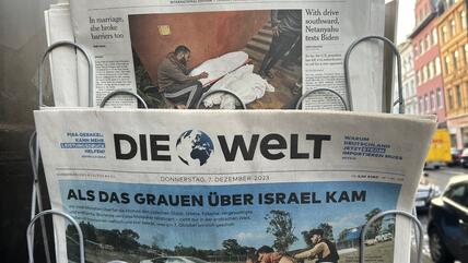 جرائد ألمانية عن صراع الشرق الأوسط   Zeitungen zum Krieg in Nahost (صورة من: privat)