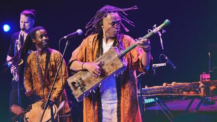 Moroccan Said Tichiti performs live with his band Said Chalaban 