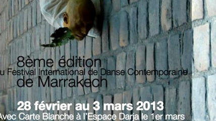 Poster for the Dance Festival on Marche in Marrakesh