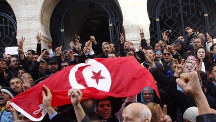 Rally in Tunis (photo: dpa)