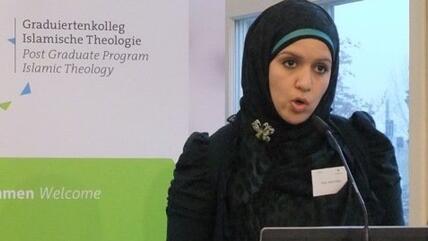 Noha Abdel-Hady at the kick-off event for the post-graduate programme (photo: Christoph Dreyer)