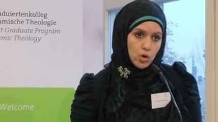 Noha Abdel-Hady, Teilnehmerin des Graduiertenkollegs Islamische Theologie; Foto: Christoph Dreyer