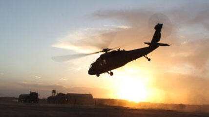 US helicopter in Afghanistan (photo: AP)