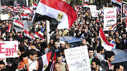 Protests on Tahrir Square (photo: AP)